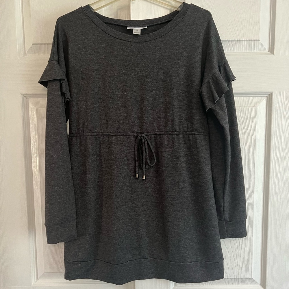 Grey maternity tunic